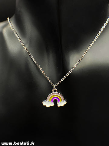 Rainbow design necklace