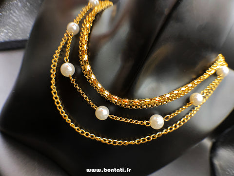 First grade steel doline pearl necklace