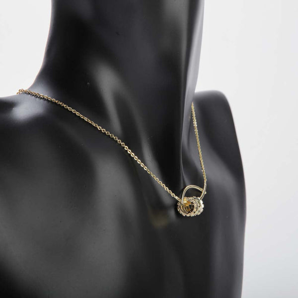 Golden Triple Round Necklace | Bentati Fashion