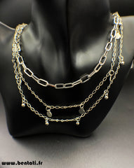 Three chain necklace