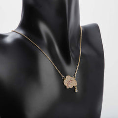 Golden rainbow cloud chain necklace for women's accessories by Bentati Fashion Dubai