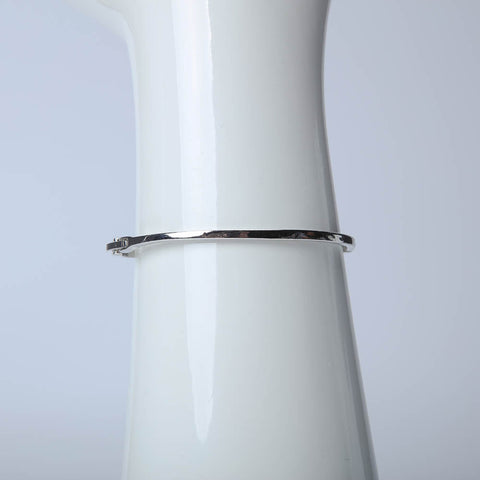 Silver butterfy bangle with crystal stones for women's accessories by Bentati Fashion Dubai
