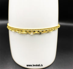 Assorted Double Chain anklet