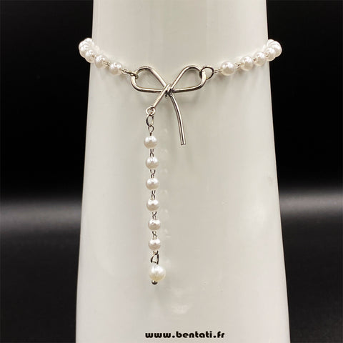 Pearl Bracelet With Crystal