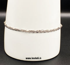Three chains anklet