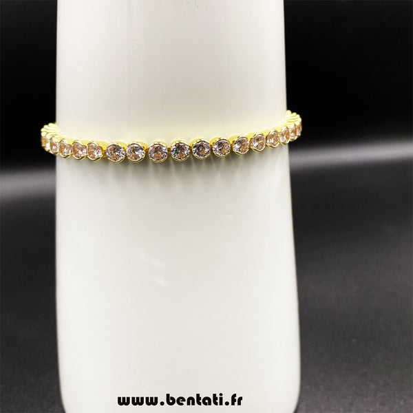 bangle with crystal stones